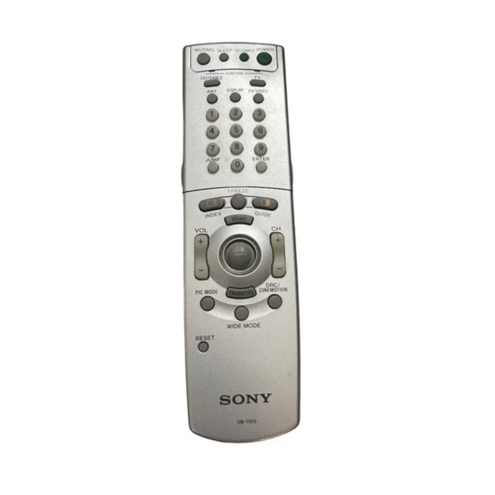 Sony RM Y909 Silver Universal Remote Control TV DVD‎ VCR Satellite